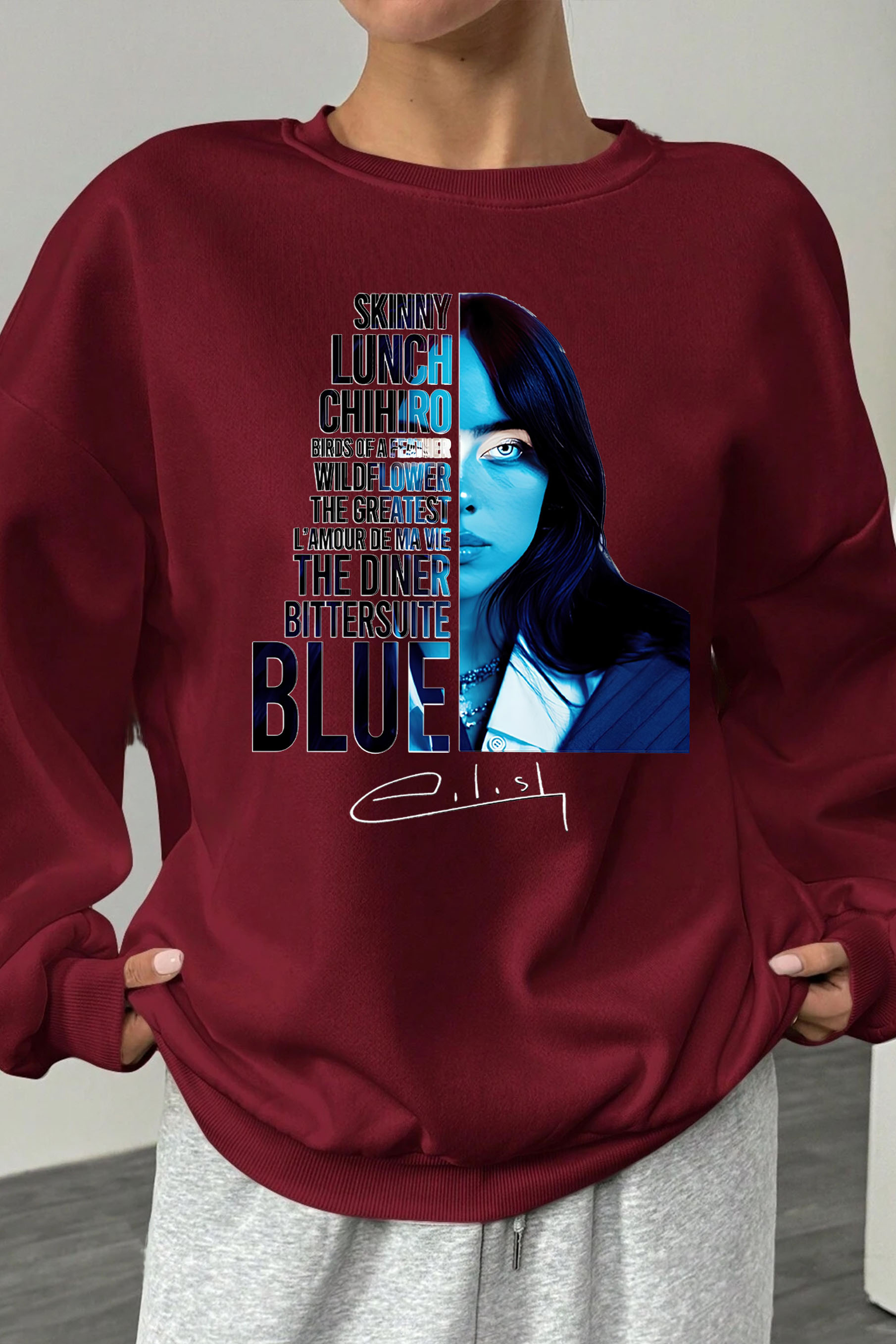 Hit Me Hard And Soft Billie Fleece Sweatshirt For Women