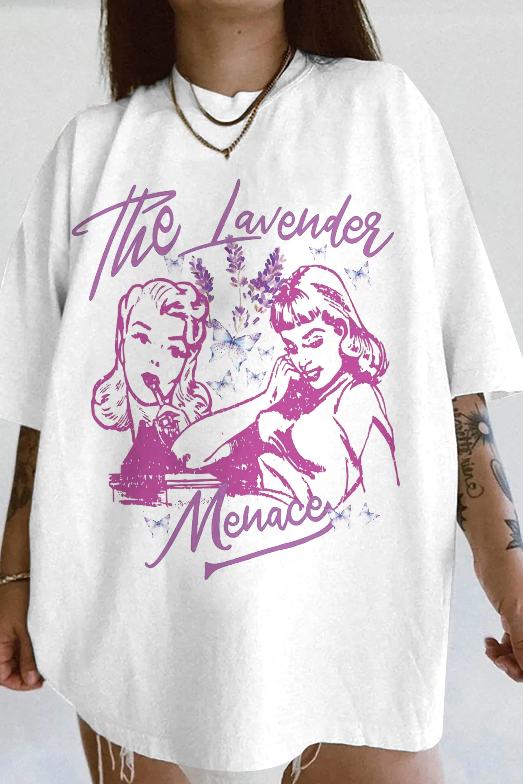 Lavender Lesbian Tee For Women