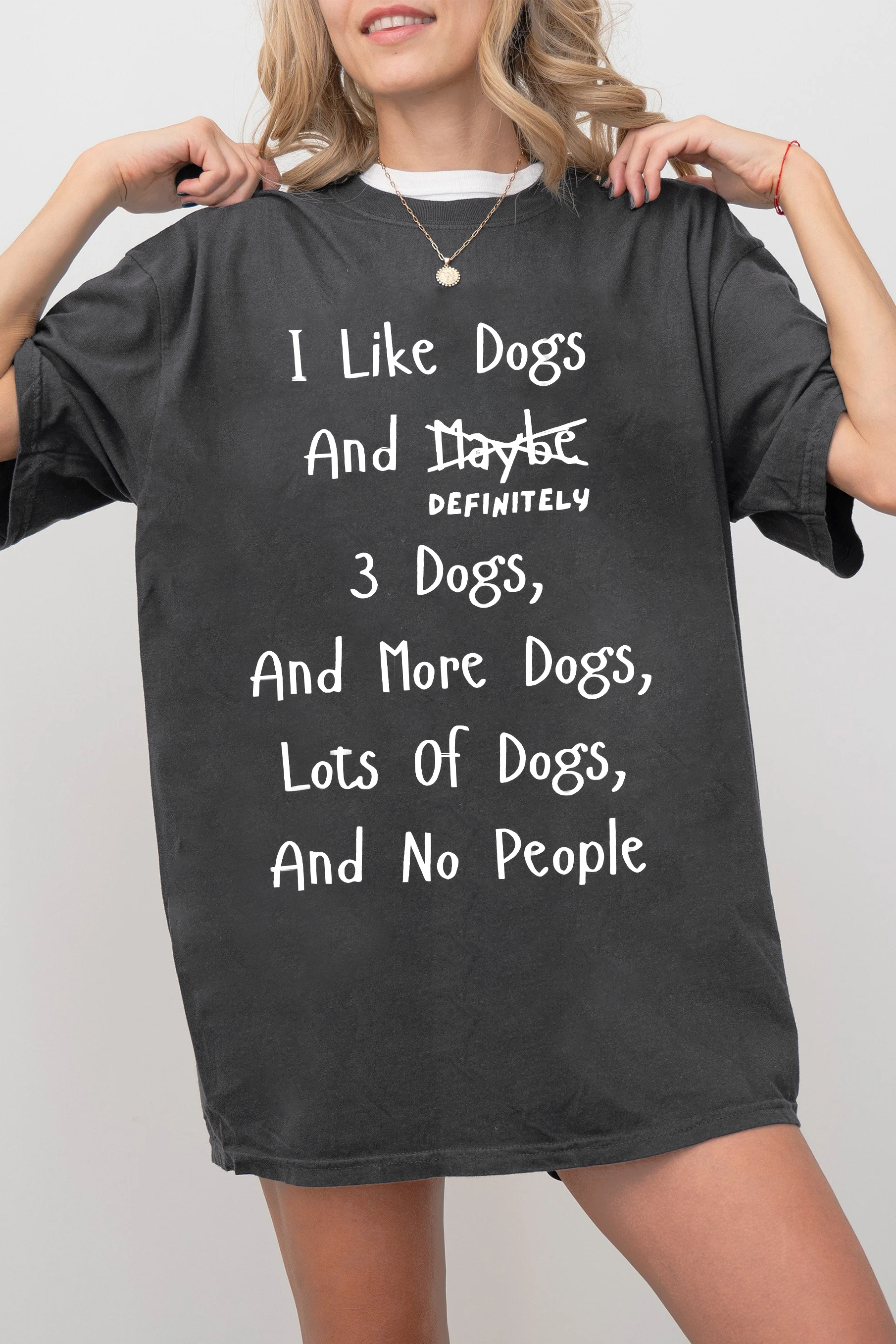 I Like Dogs Tee For Women