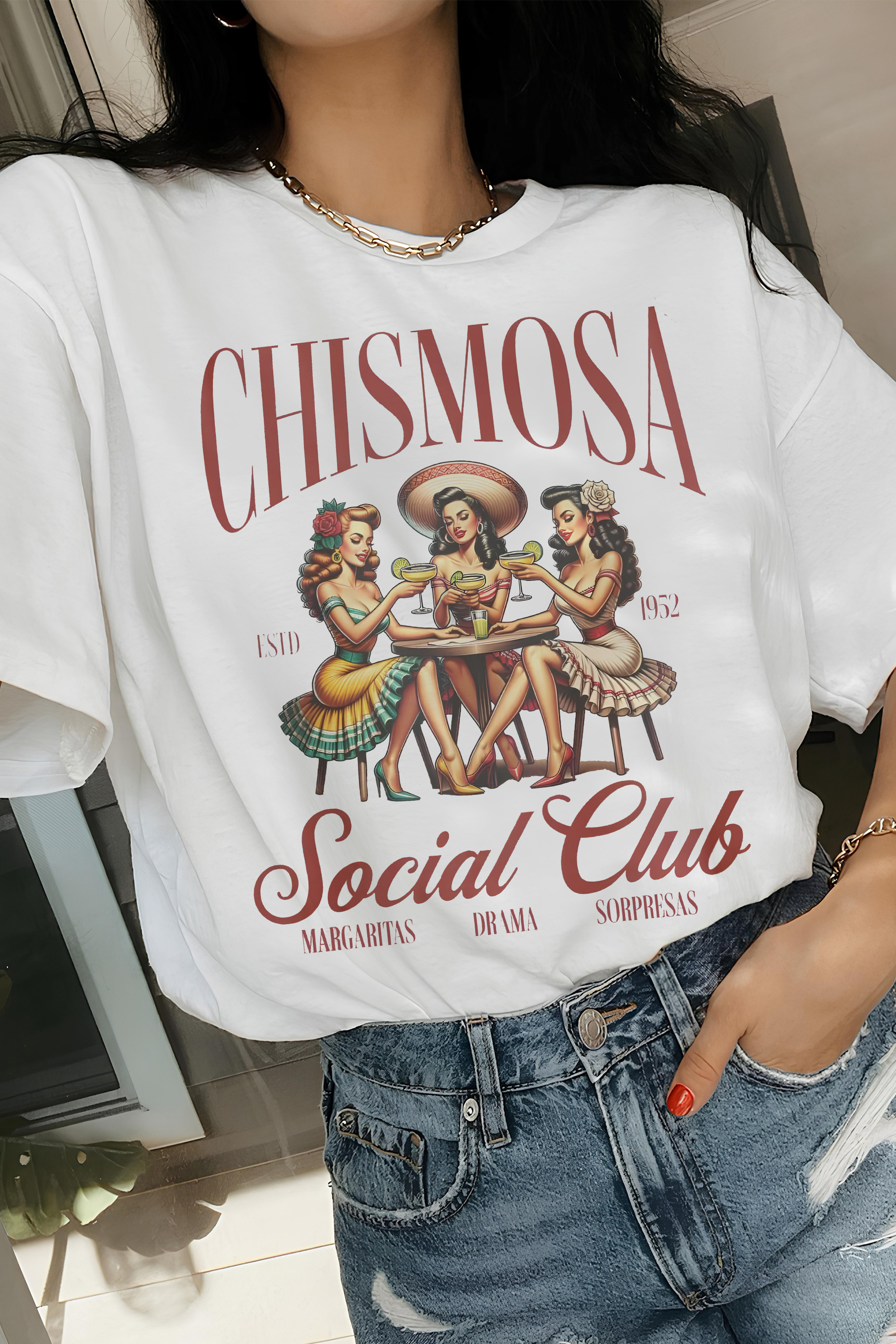 Chismosa Social Club Tee For Women