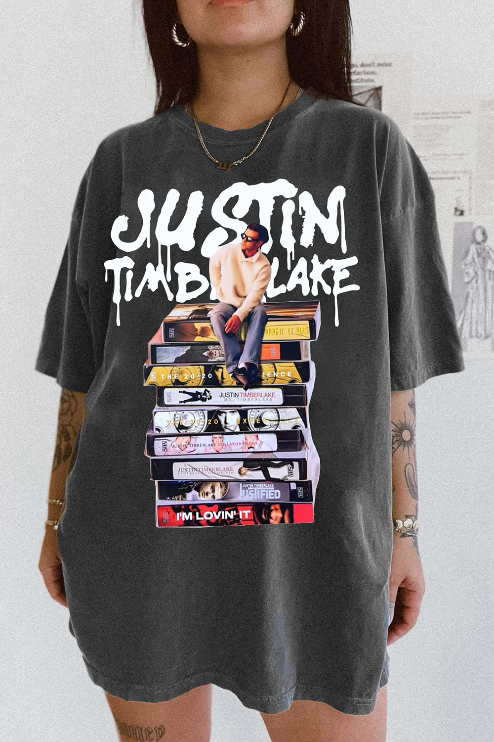 Justin Timberlake Concert Album Tee For Women