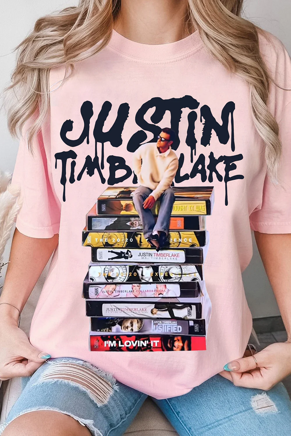 Justin Timberlake Concert Album Tee For Women