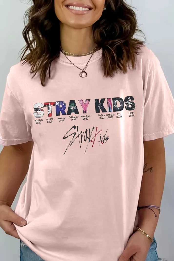 Stray Kids Albums Tee For Women