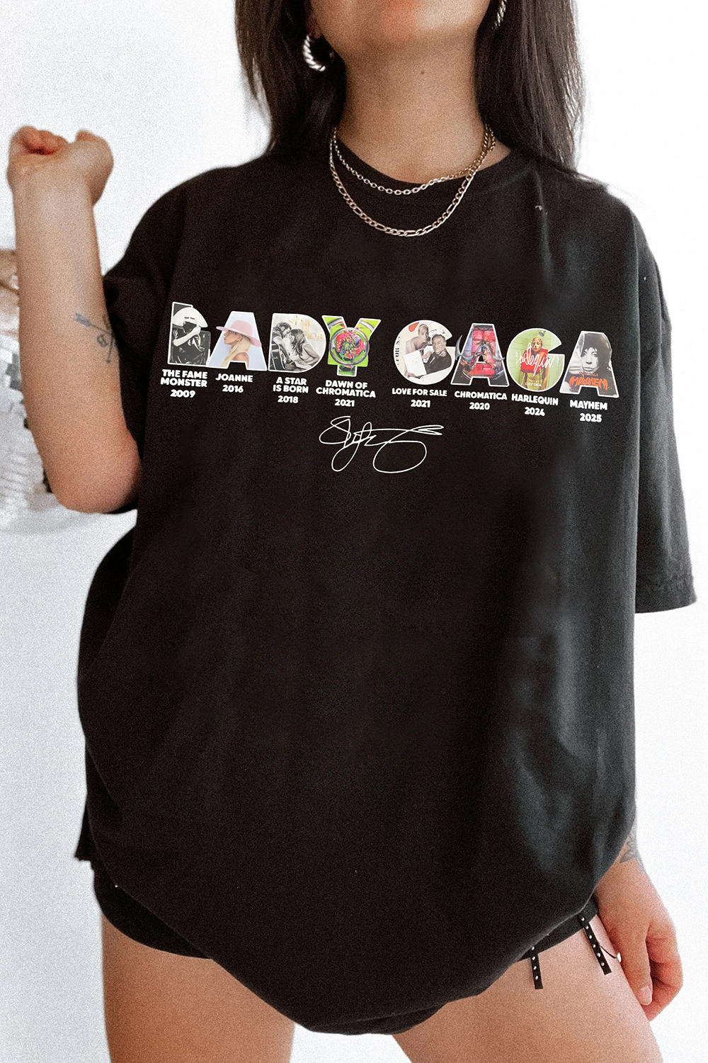 Lady Gaga Abracadabra Album Tee For Women