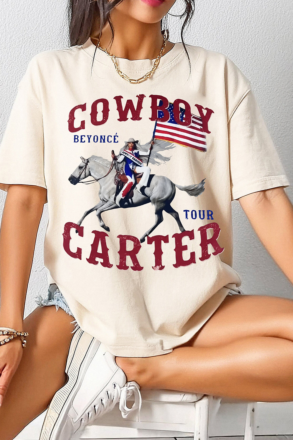 Beyonc�� Cowboy Carter Merch Tee For Women