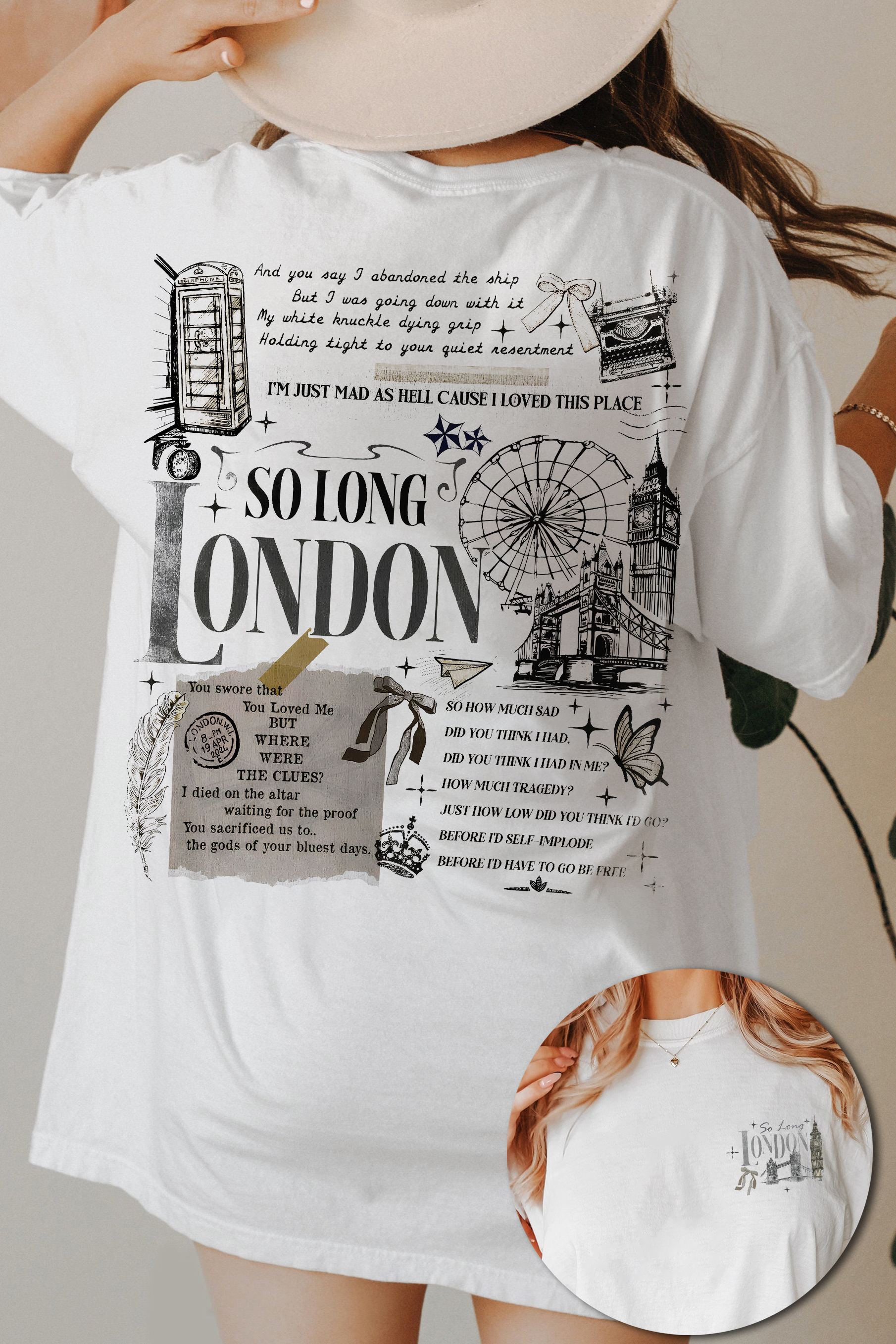So Long London Swiftie Tee For Women