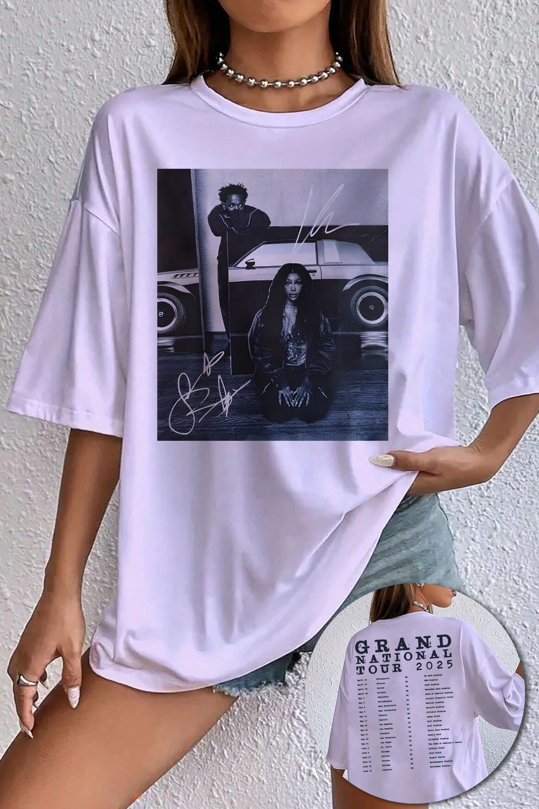 Grand National Tour Kendrick&SZA Tee For Women