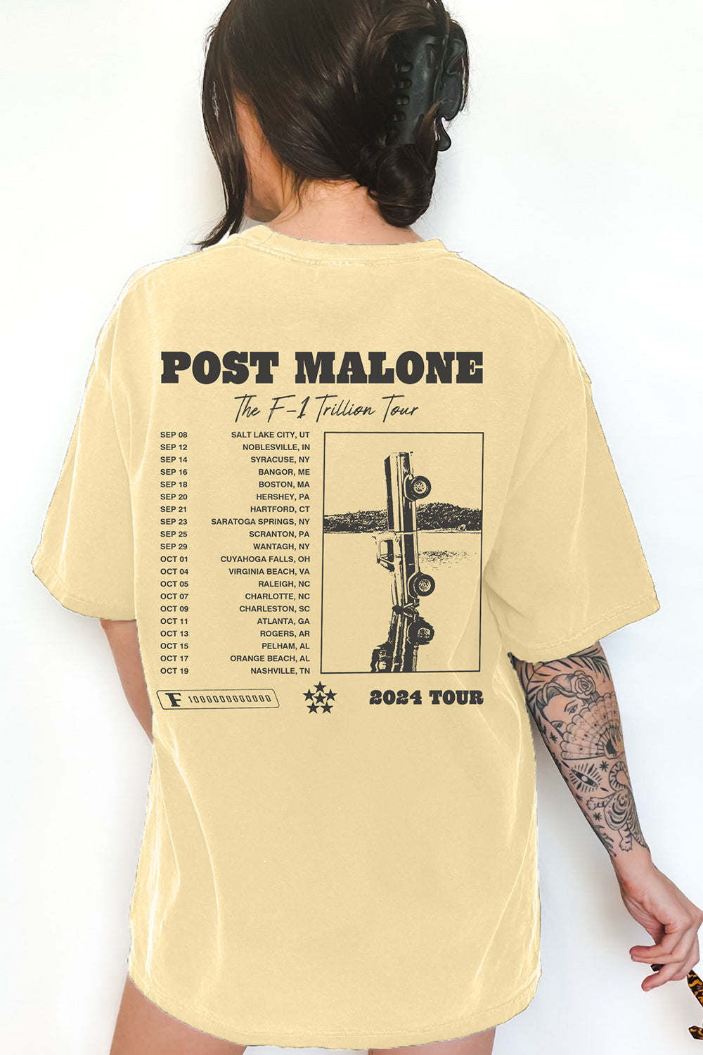 Vintage Post Malone  The F-1 Trillion Album Tee For Women
