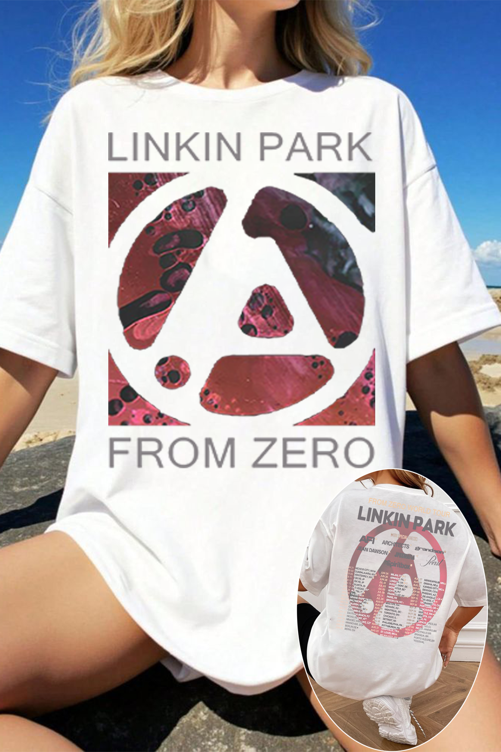 Linkin Park From Zero World Tour 2025 Tee For Women