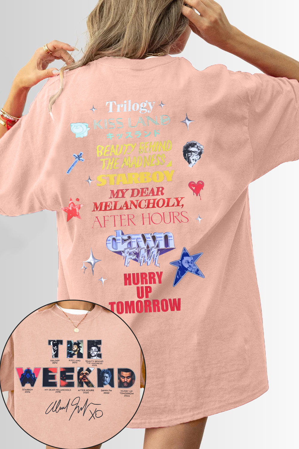 The Weeknd Album Hurry Up Tomorrow Tee For Women