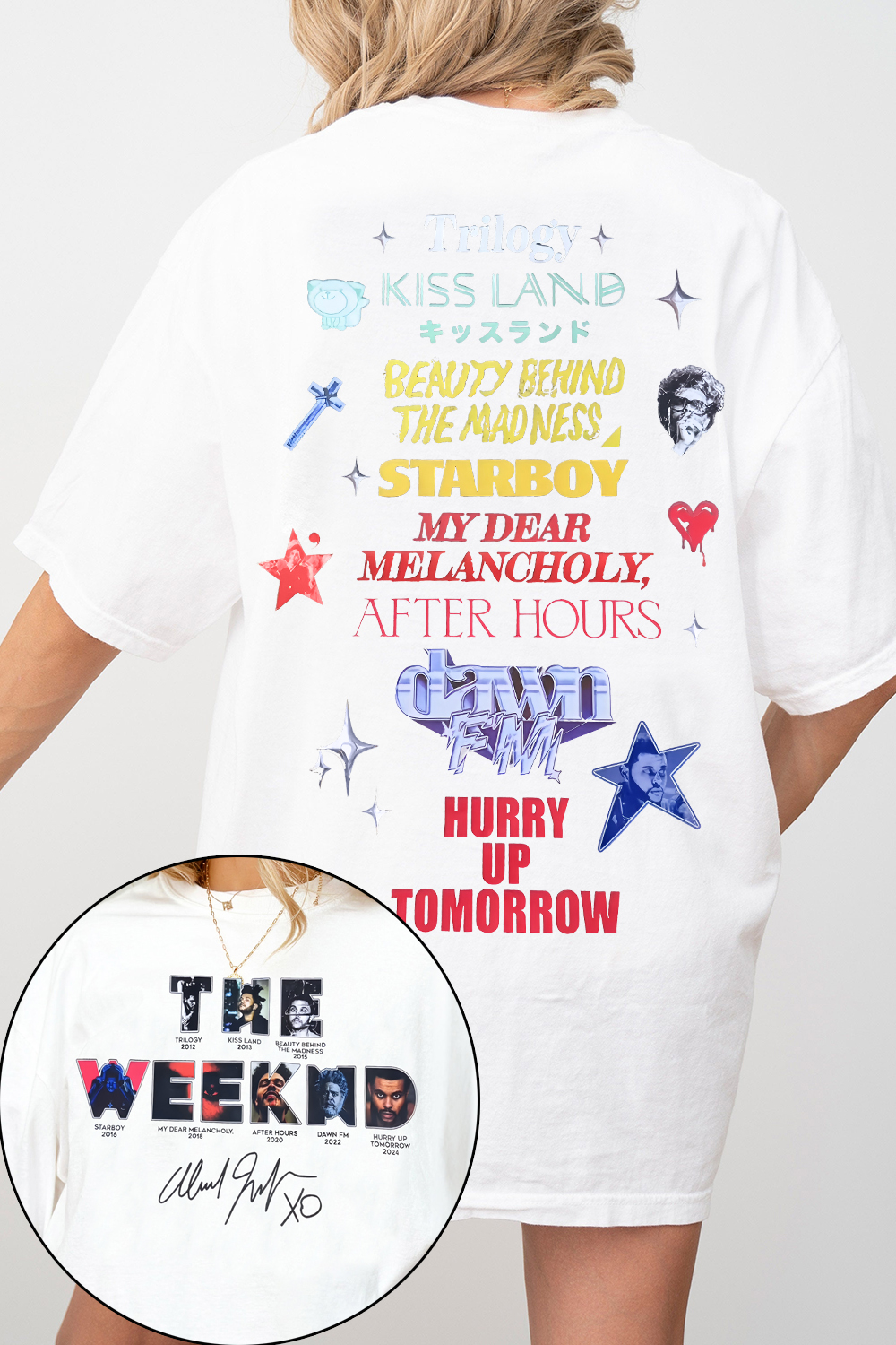 The Weeknd Album Hurry Up Tomorrow Tee For Men