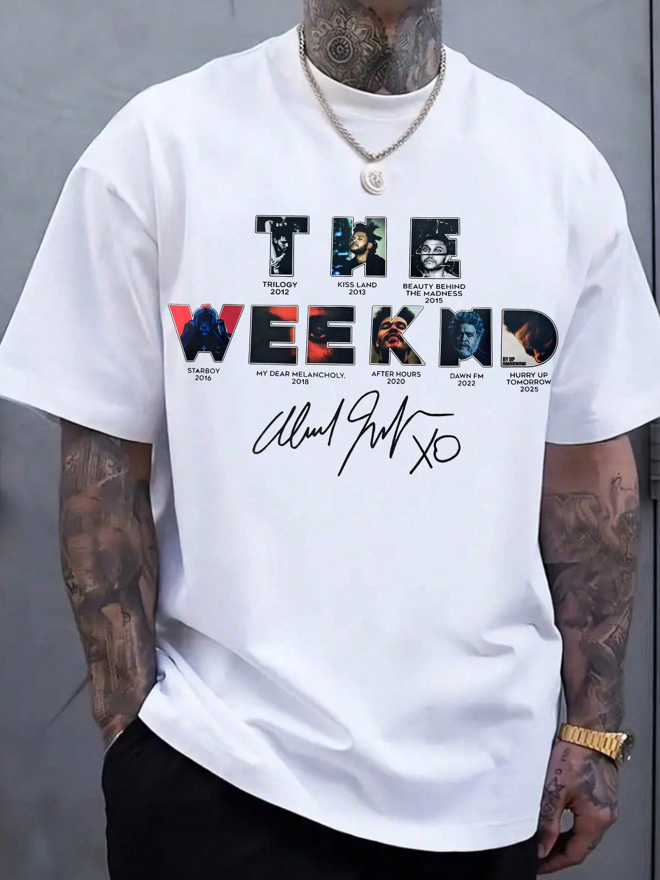 Theweeknd 2025 print Tee/Sweatshirt/Hoodie
