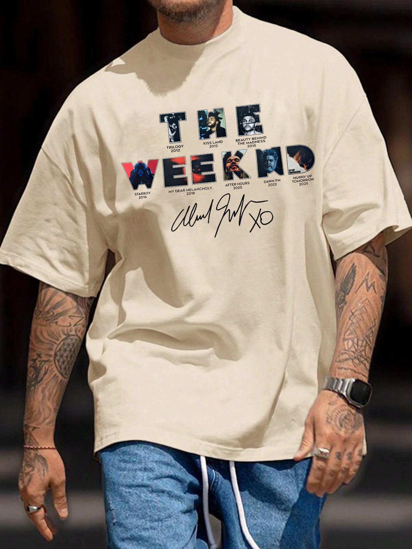 Theweeknd 2025 print Tee/Sweatshirt/Hoodie