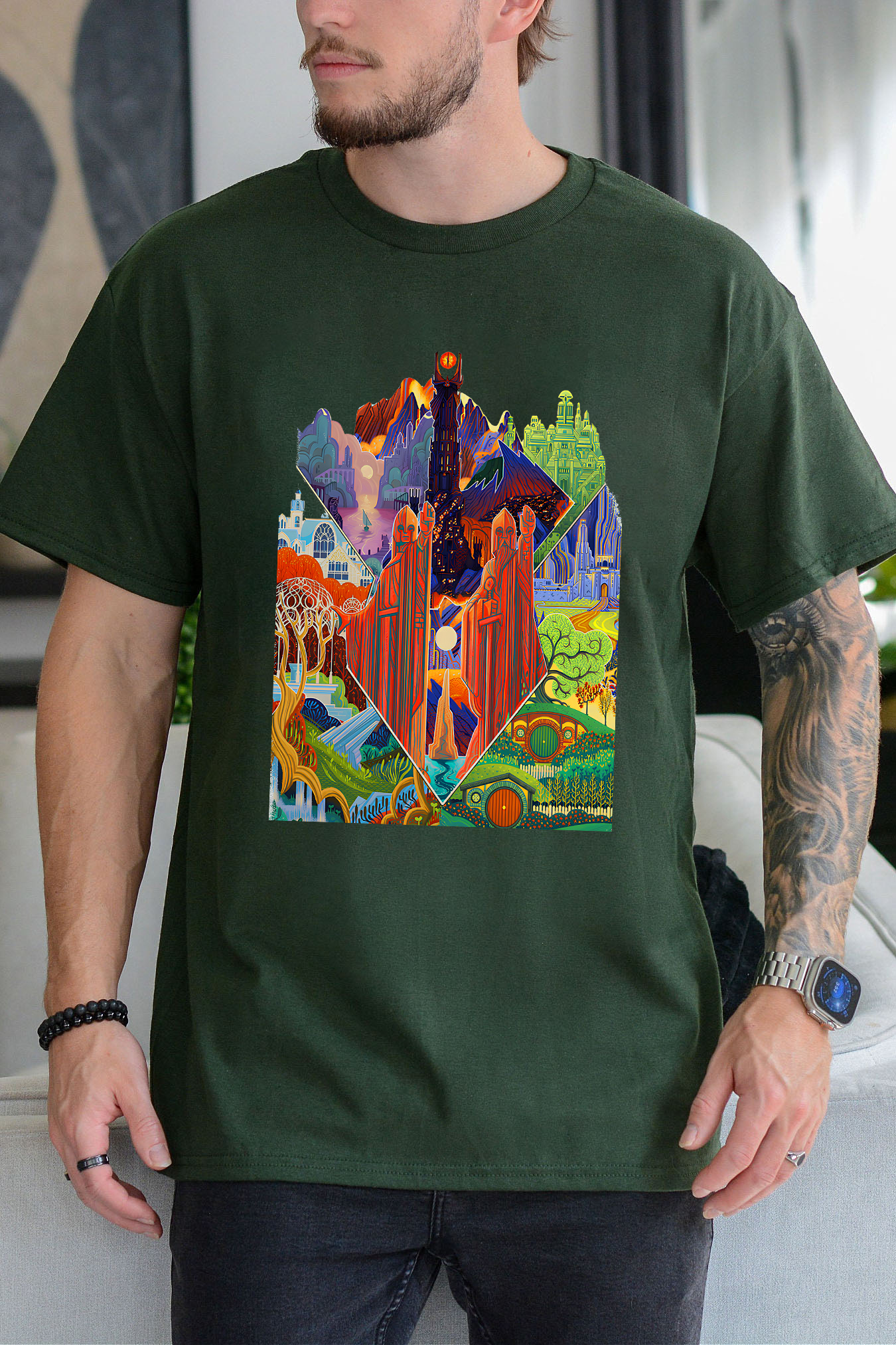 Middle Earth Tee For Men