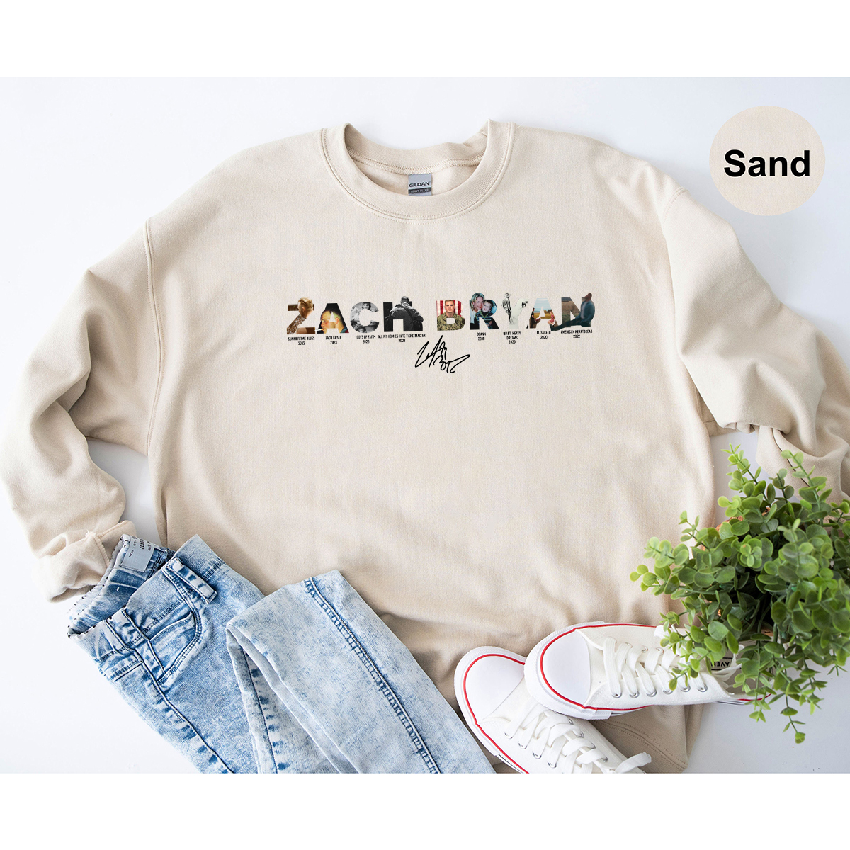Zach Bryan Albums Sweatshirt