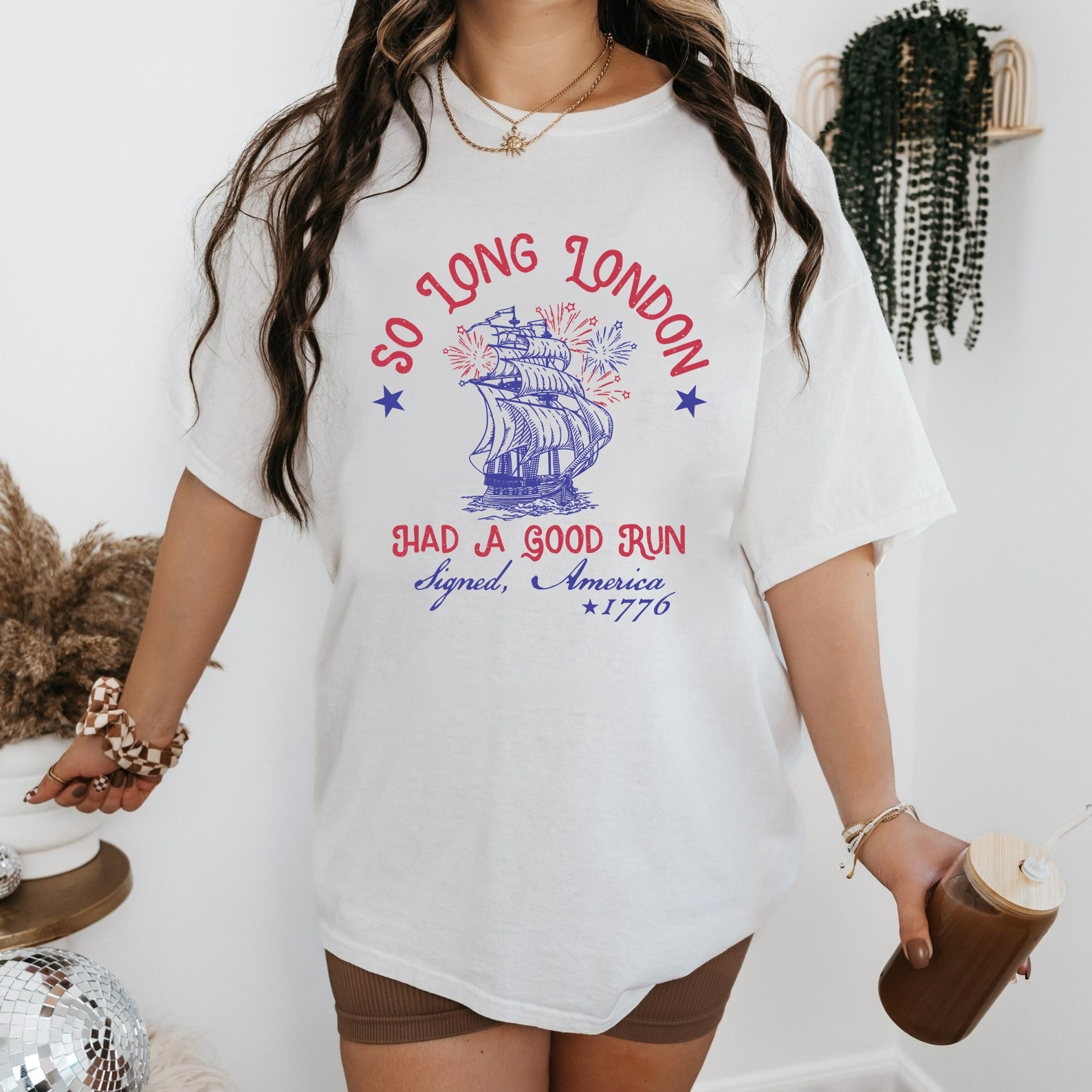 Swiftie Fangirl So Long London 4th of July Shirt