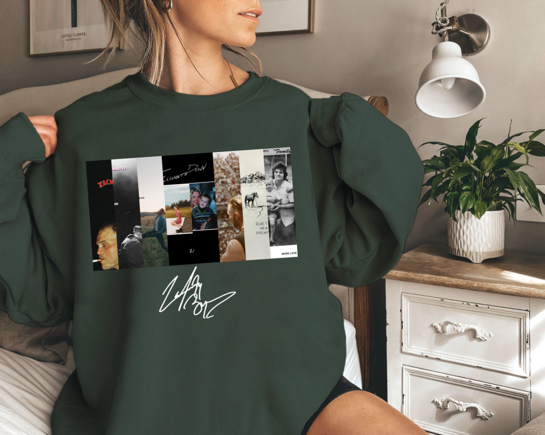 Zach Bryan Collection With Signature Sweatshirt