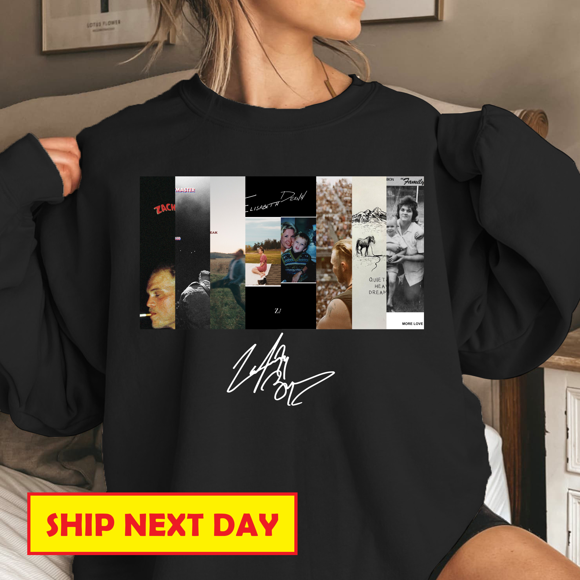 Zach Bryan Collection With Signature Sweatshirt