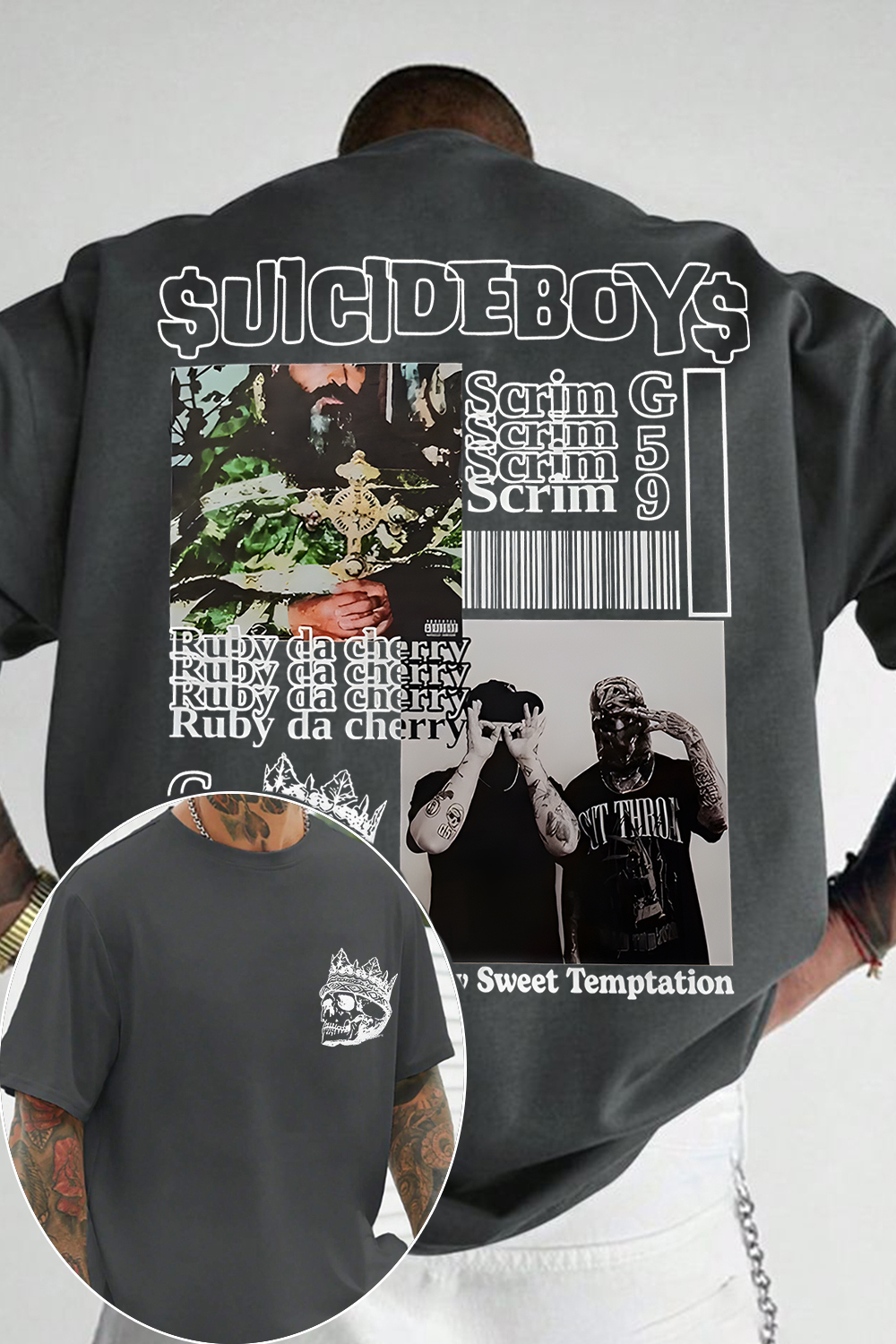 G59 2-sided printed Men TEE