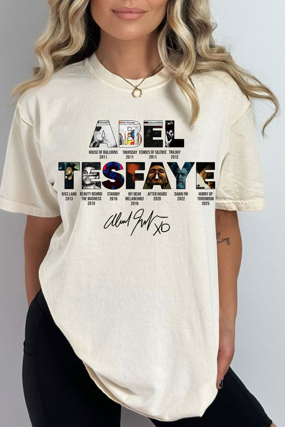 abeltesfaye Theweeknd WOMEN shirt