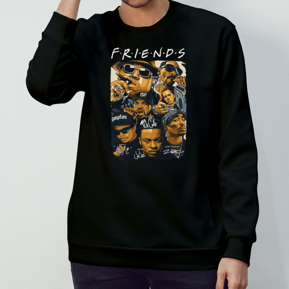Rapper All Star Friends Funny Hip Hop Sweatshirt-MEN