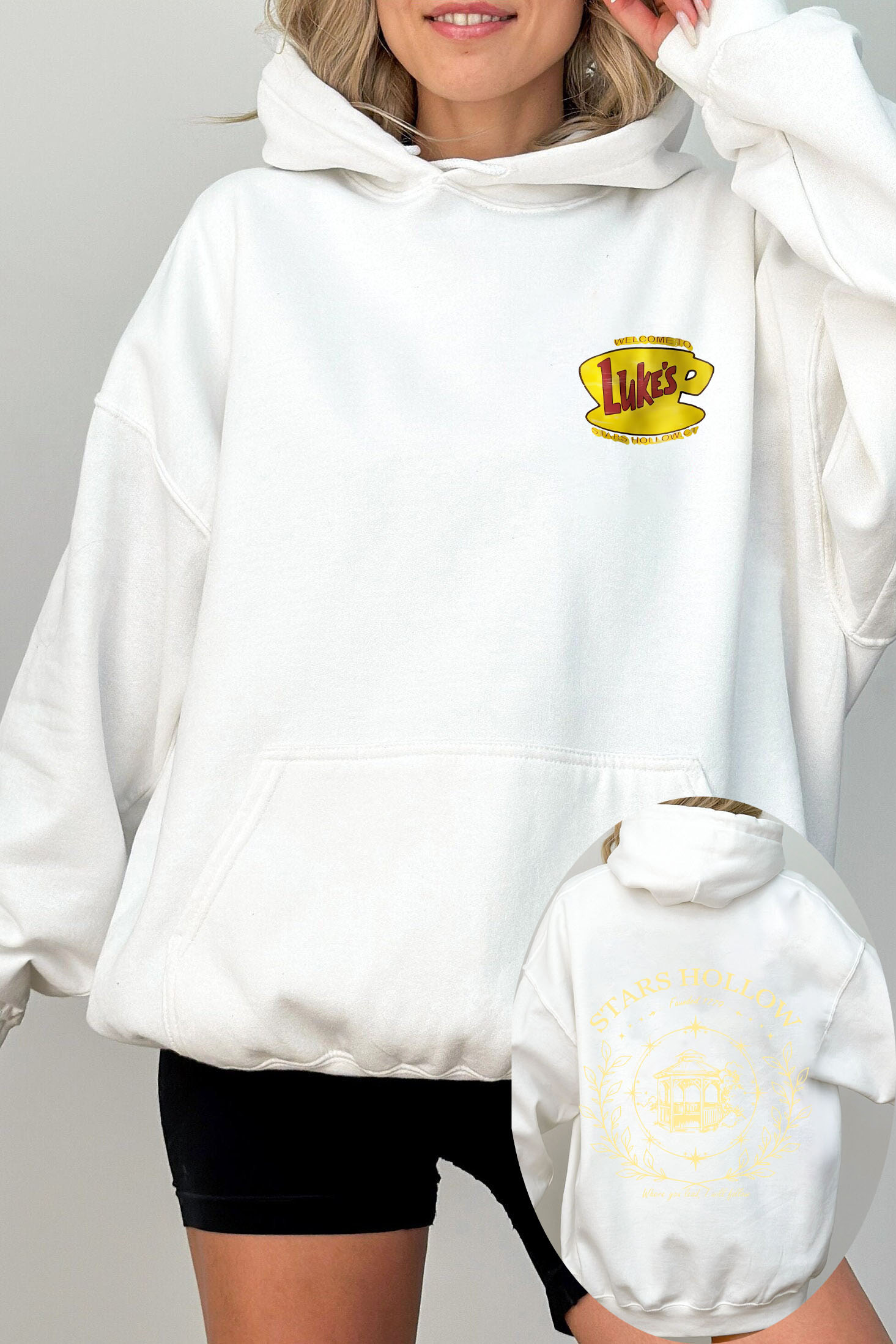 Stars Hollow Where You Lead I Will Follow Hoodie For Women