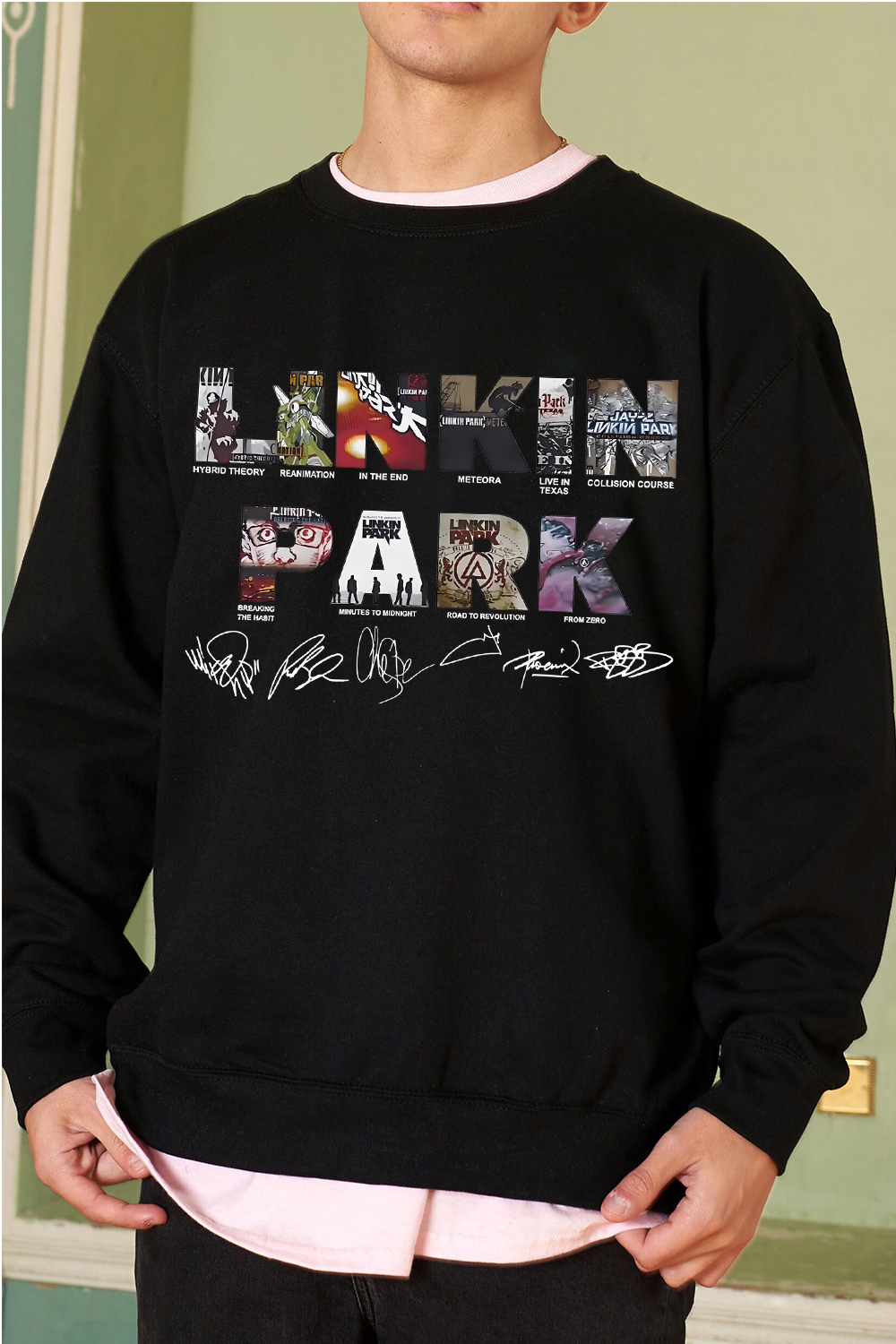 linkin Album Sweatshirt For Men