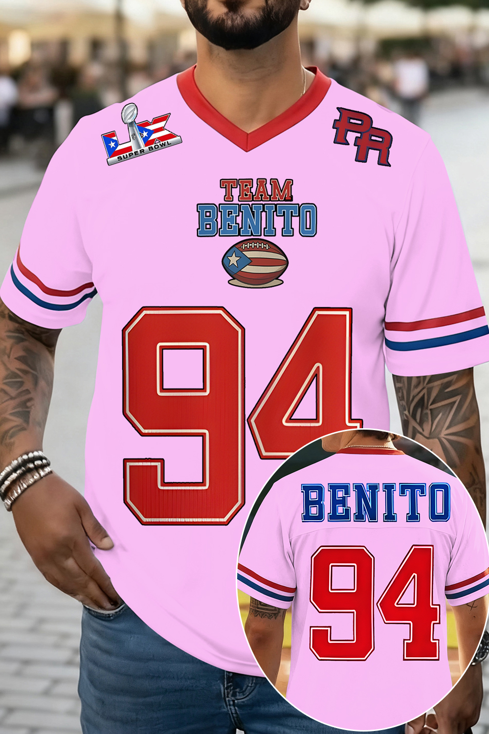 Cool Bunny Jersey for Breezy Bowl 2026 🔥Team Benito Football Jersey