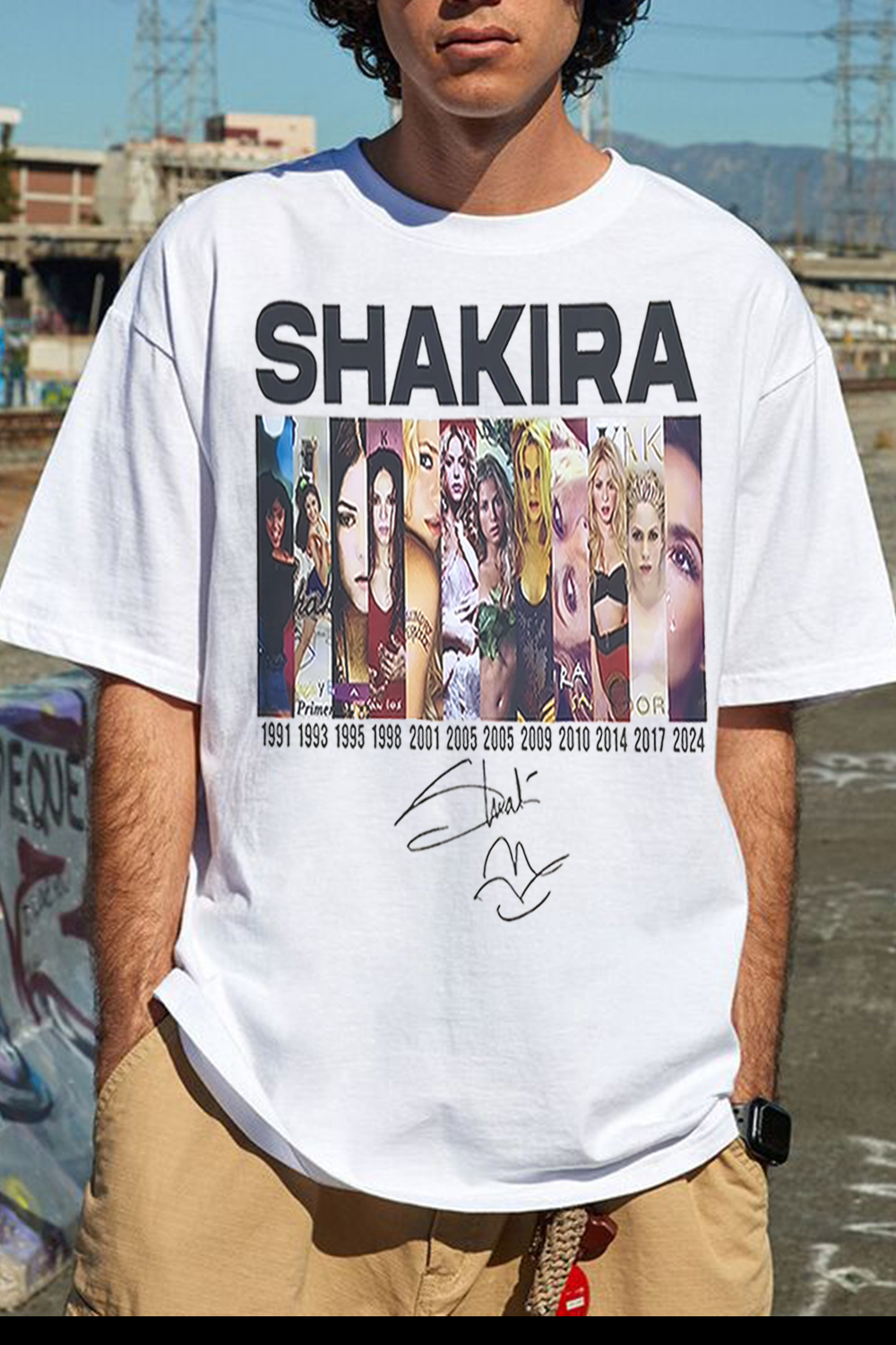 Shakira fans T-shirt For Men