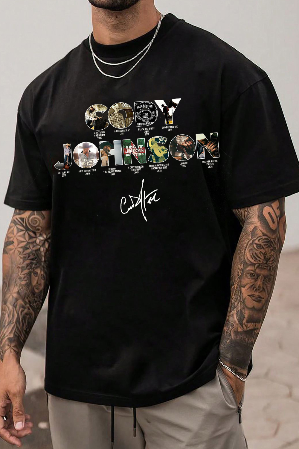 Cody johnson tour shirt For Men