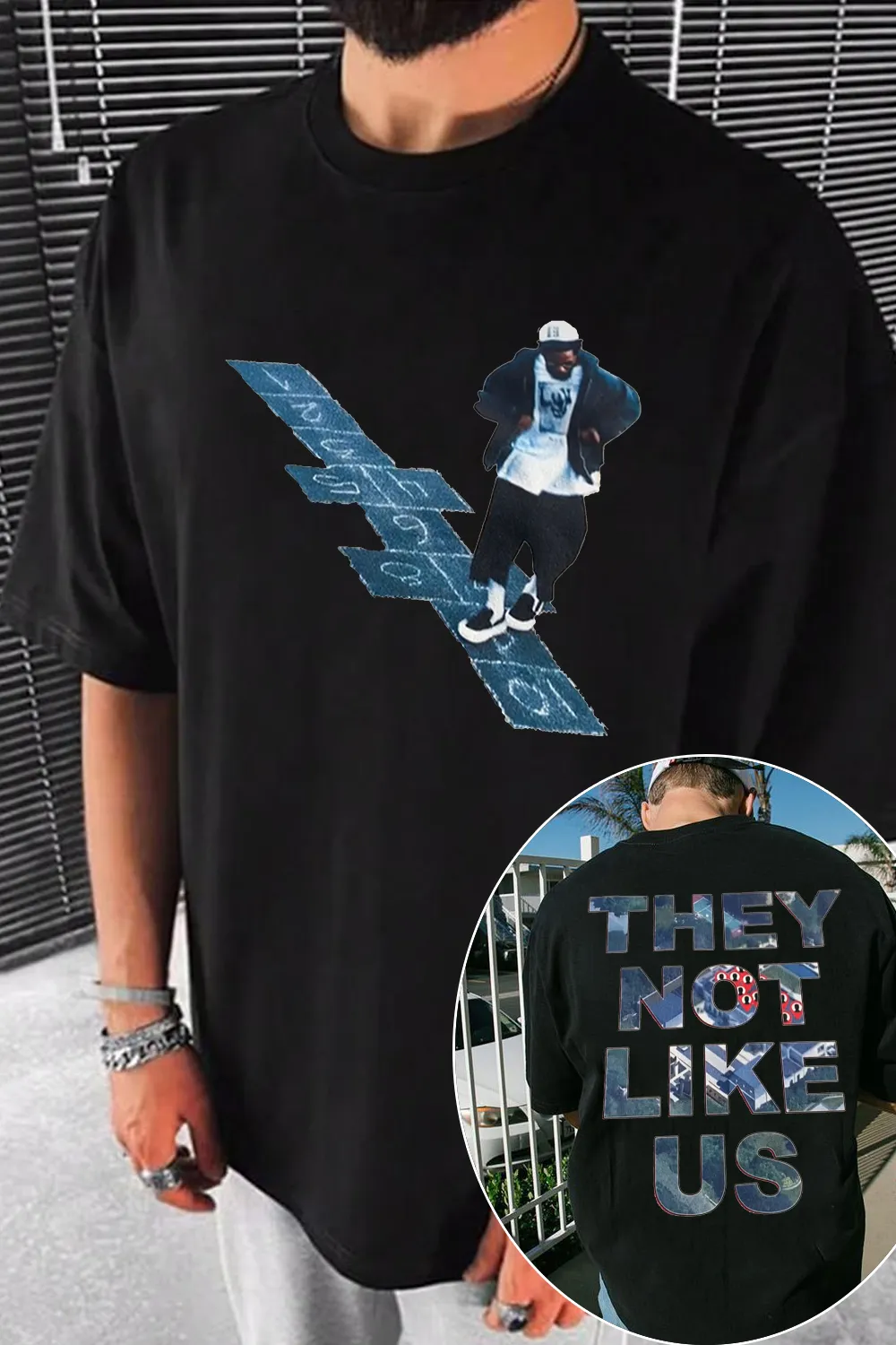 XXXTentacion double-sided printed men's short-sleeved T-shirt