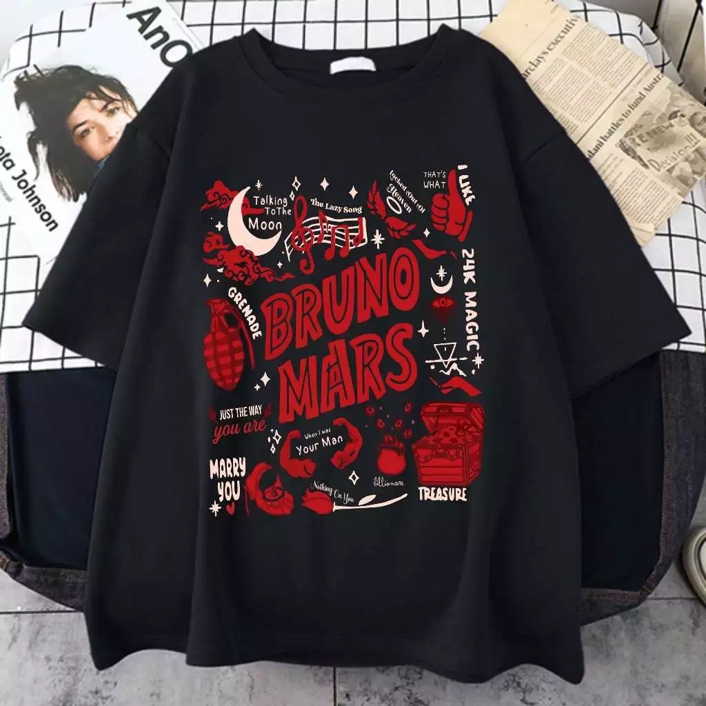 Vintage Bruno Mars Playlist Shirt