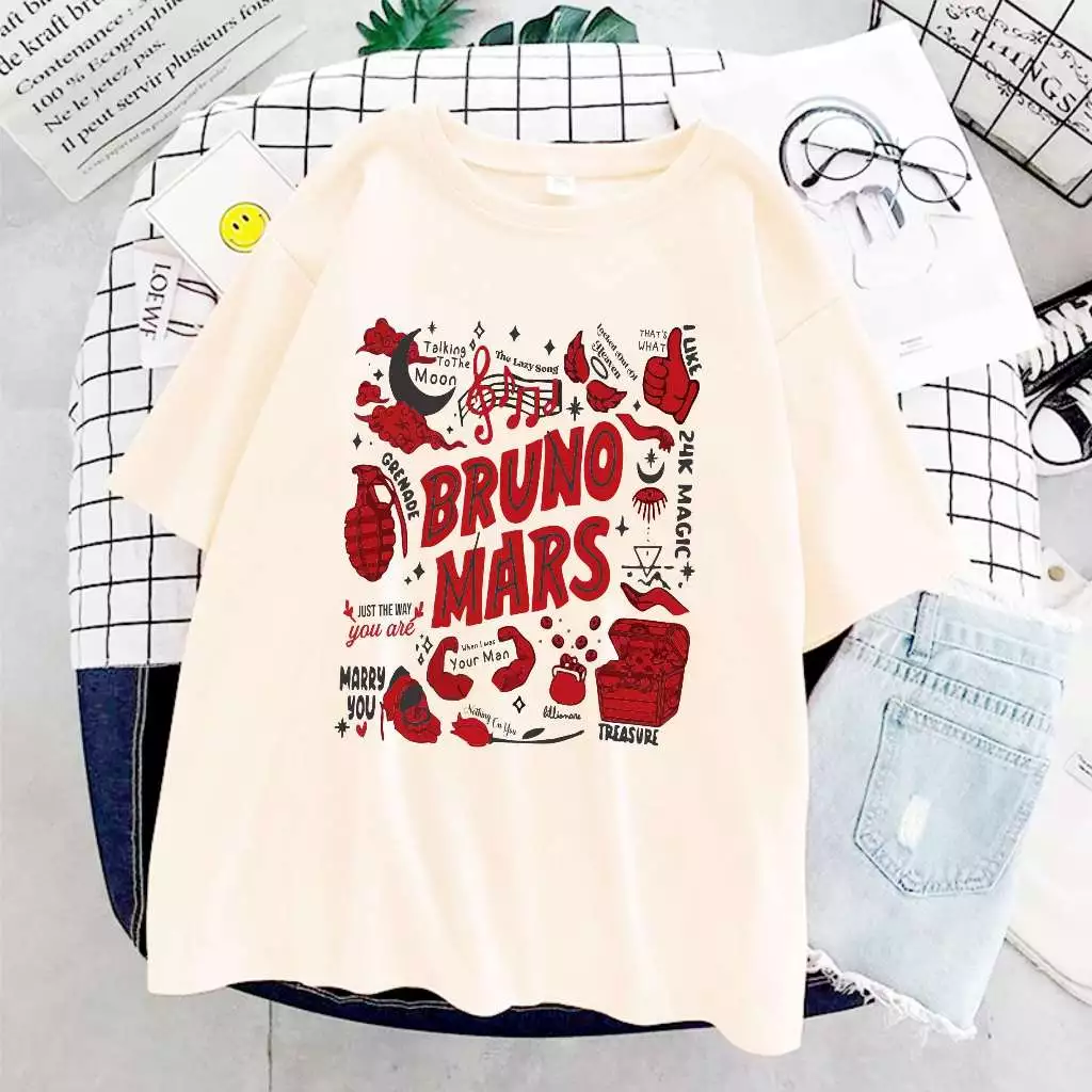 Vintage Bruno Mars Playlist Shirt