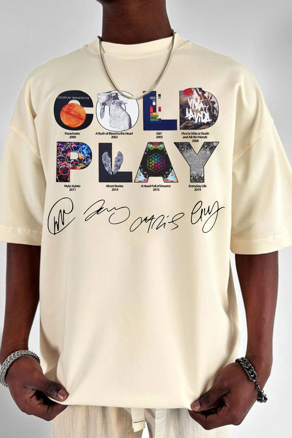 Coldplay shirt for men