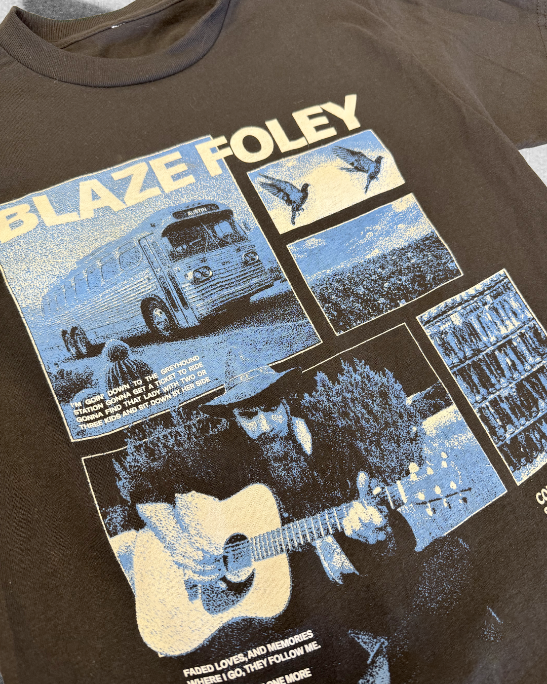 Blaze Foley Clay Pigeons Tee For Men