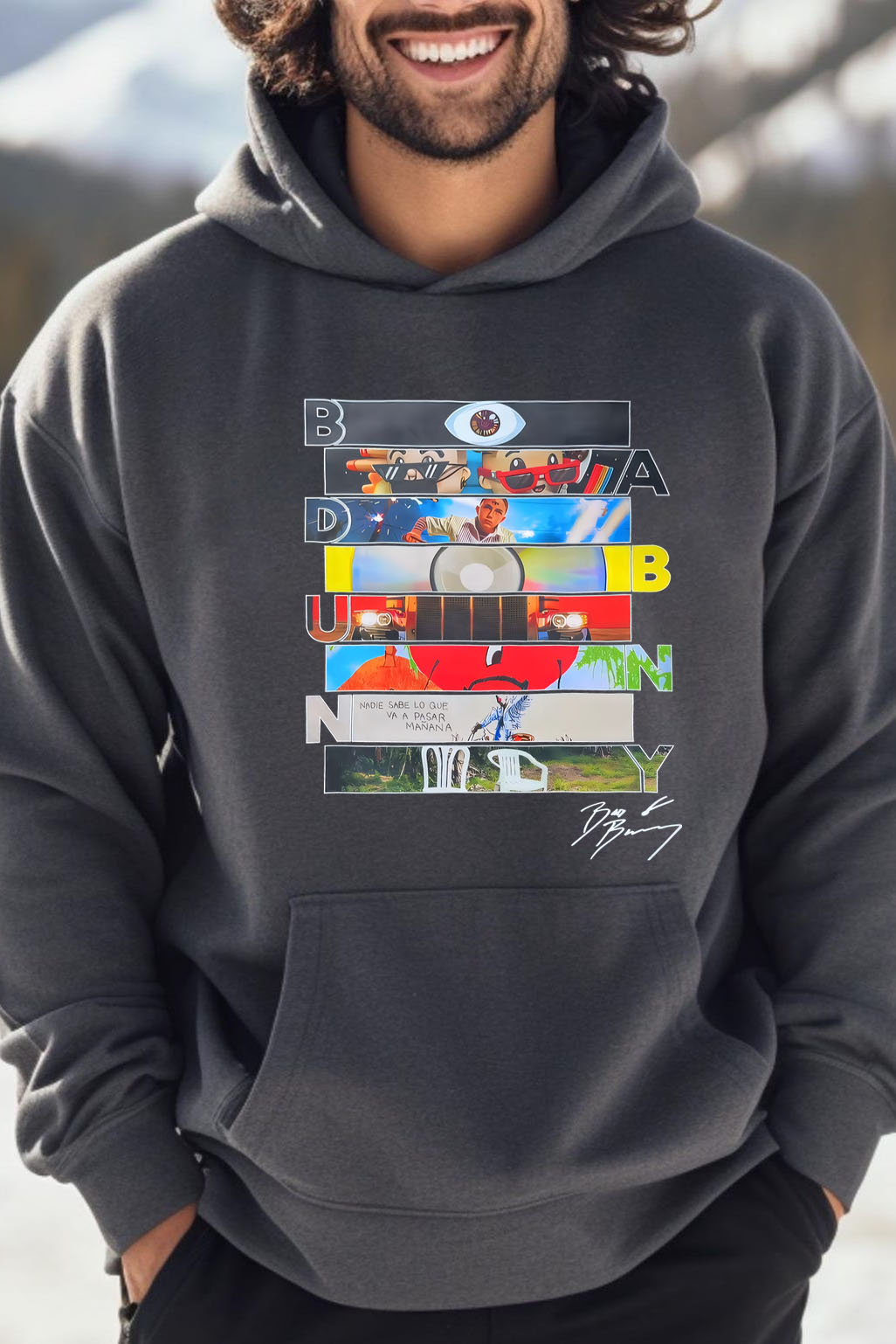 Bad Bunny Signature Hoodie Men