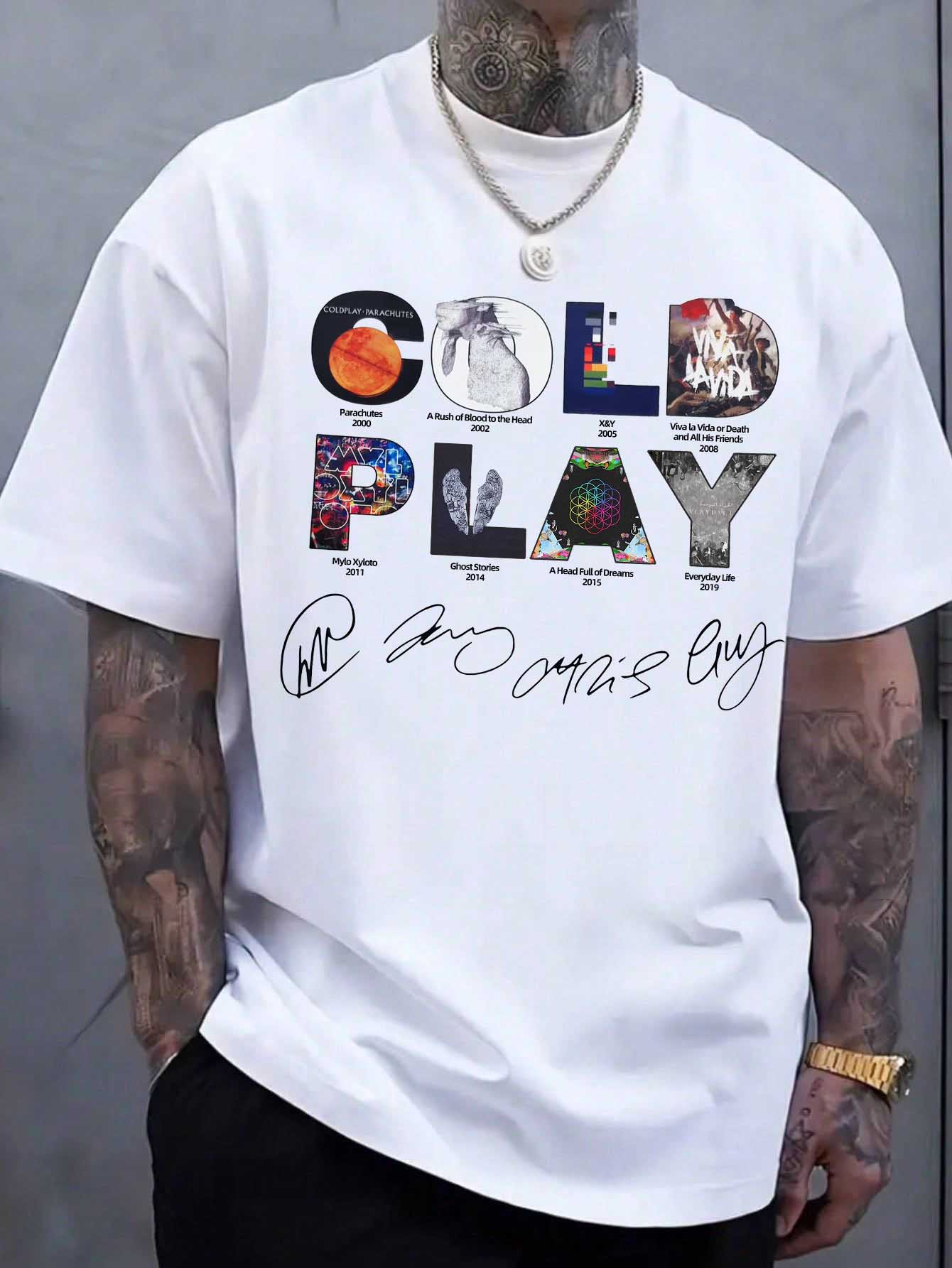 Coldplay shirt for men