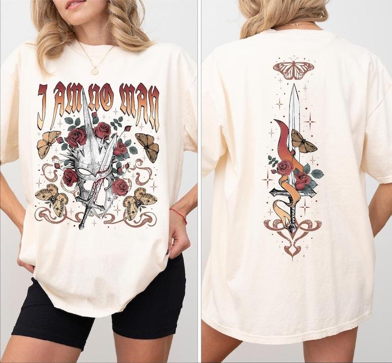 LOTR I Am No Man 2 Sides Shirt