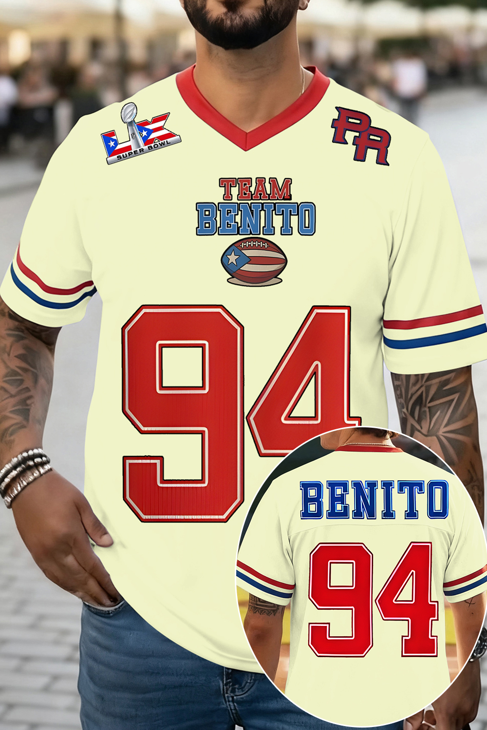 Cool Bunny Jersey for Breezy Bowl 2026 🔥Team Benito Football Jersey