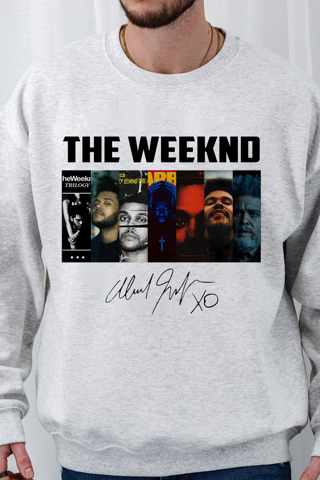 The Weeknd Albums Collection Shirt, Vintage The Weeknd Signature Men Shirt 1