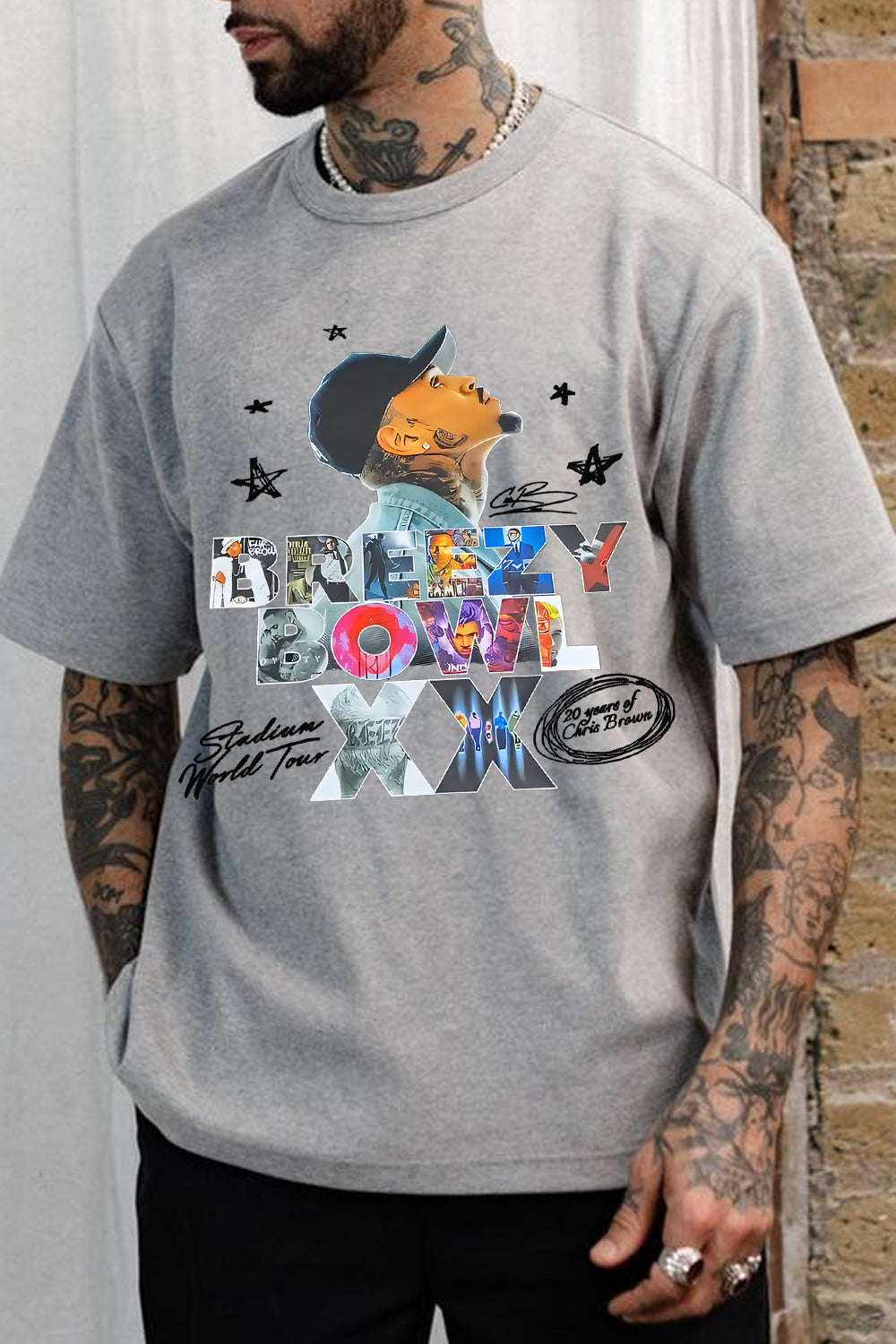 Breezy  Chrisbrown Special in 20th Anniversary T-shirts