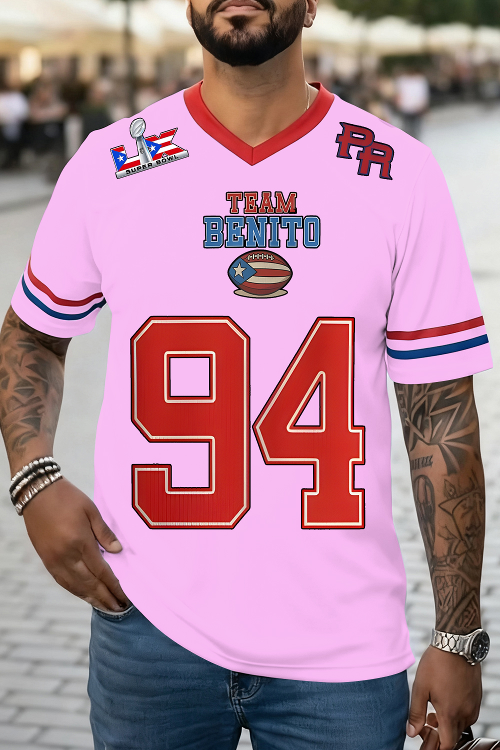 Cool Bunny Jersey for Breezy Bowl 2026 🔥Team Benito Football Jersey