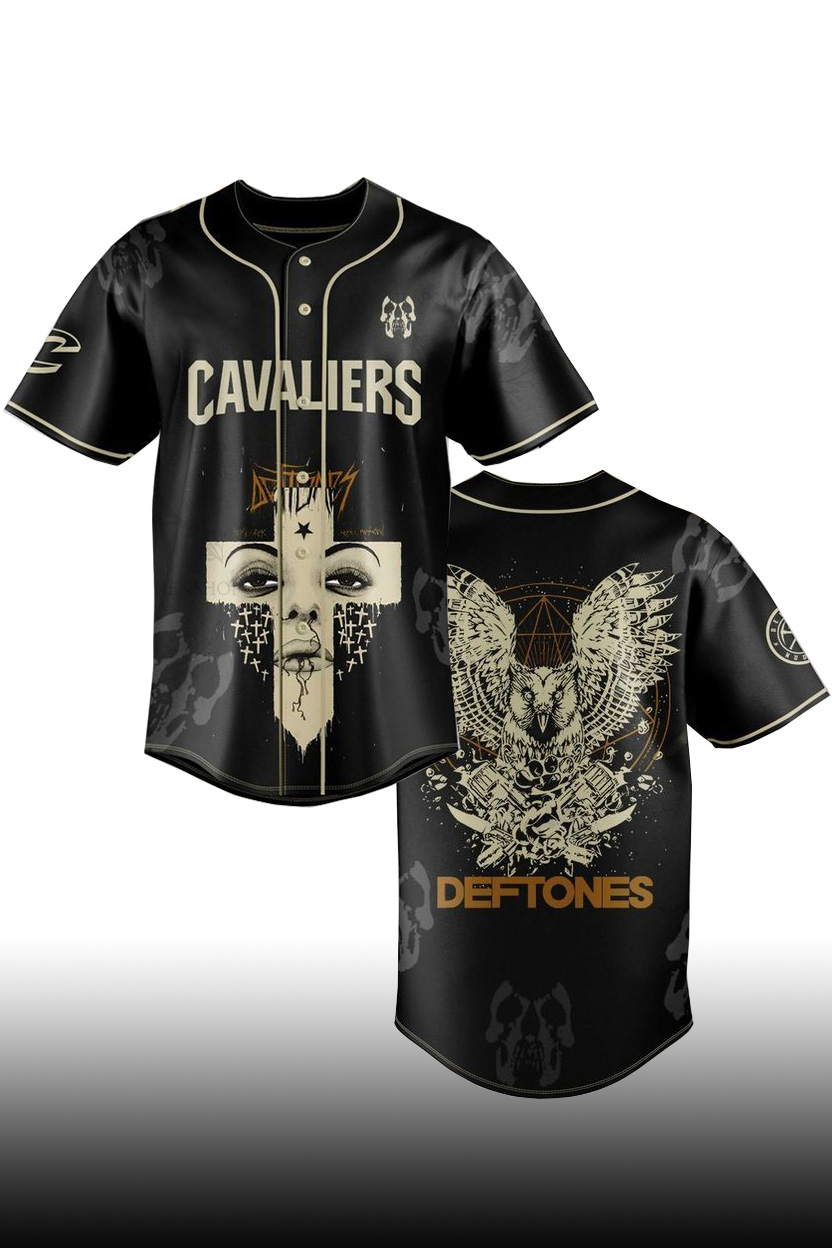 Cleveland Cavaliers X Deftones Tour 2025 Black Jersey