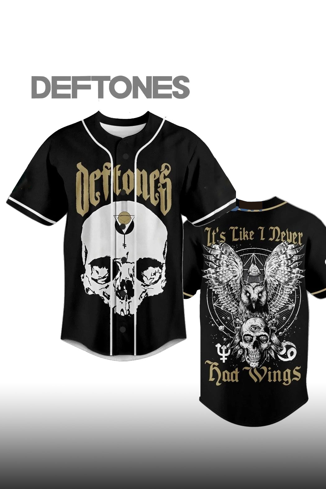 Deftones North American Tour 2025 Baseball Jersey