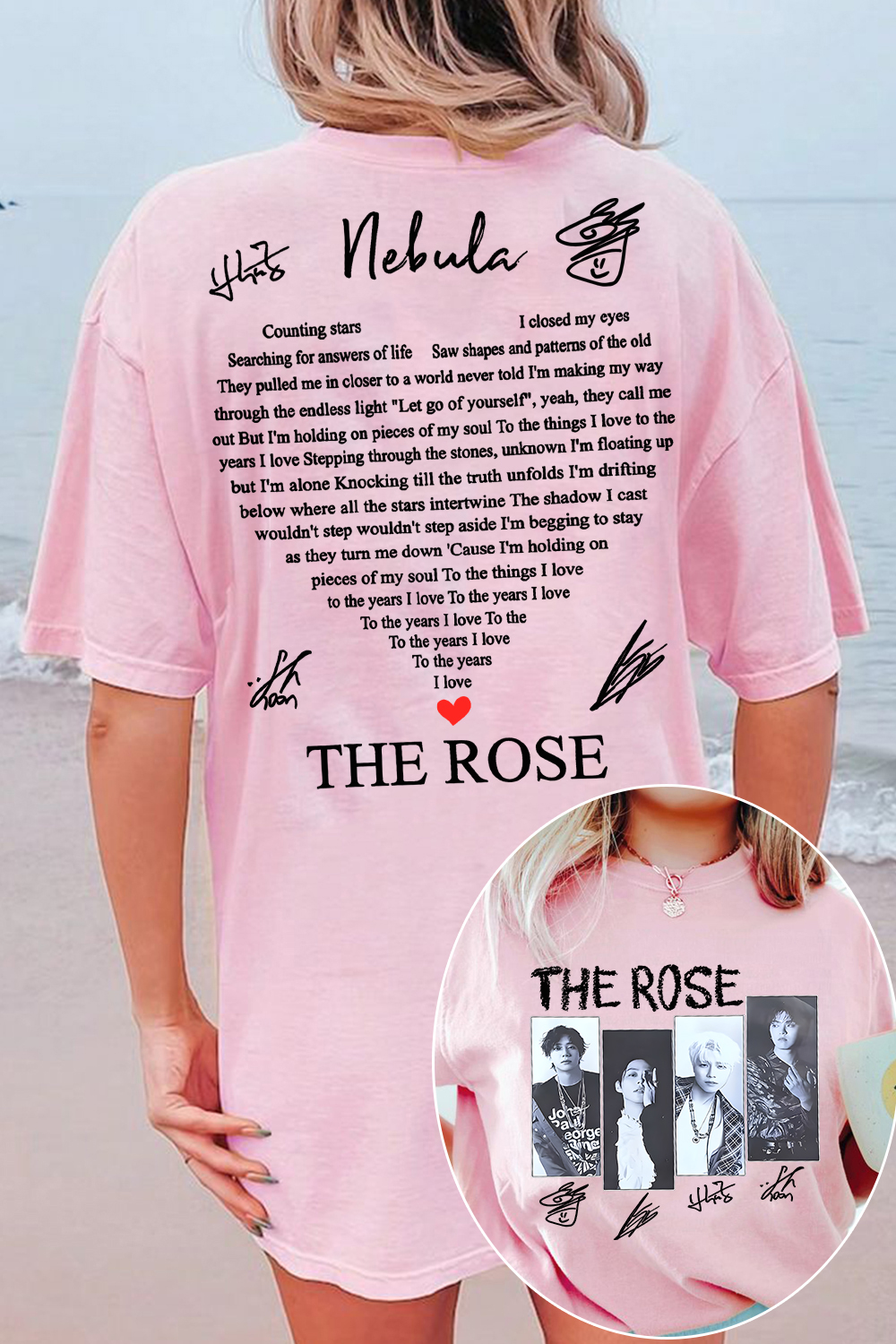 The Rose🥰 tee