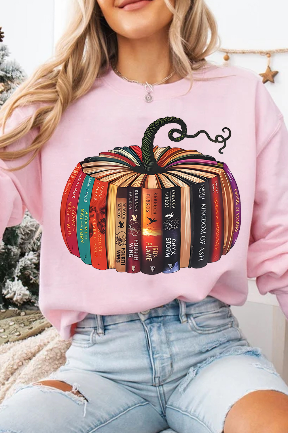 Halloween Acotar Fourthwing Sweatshirt