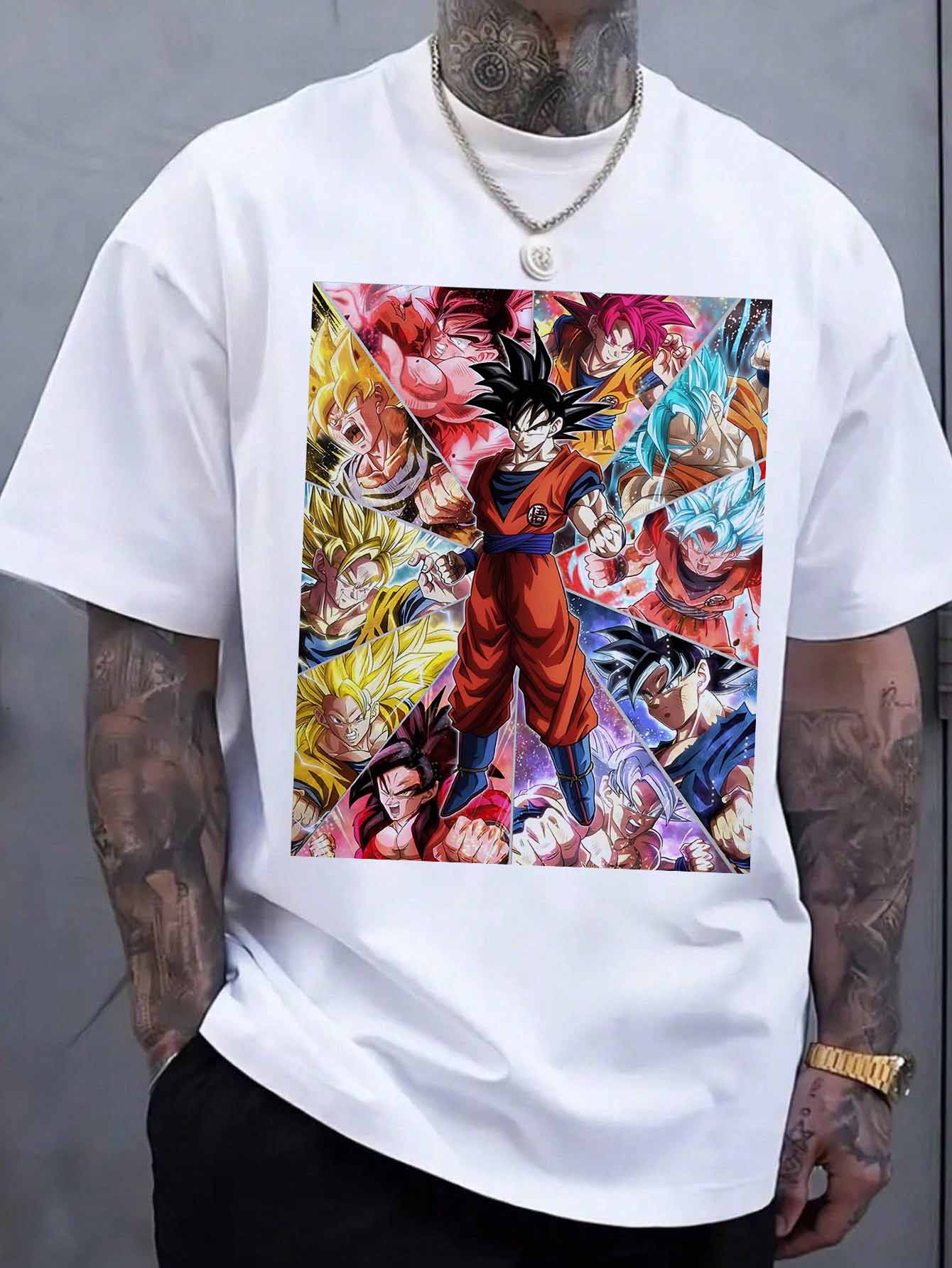 Goku All Forms SSJ T-SHIRT For Men