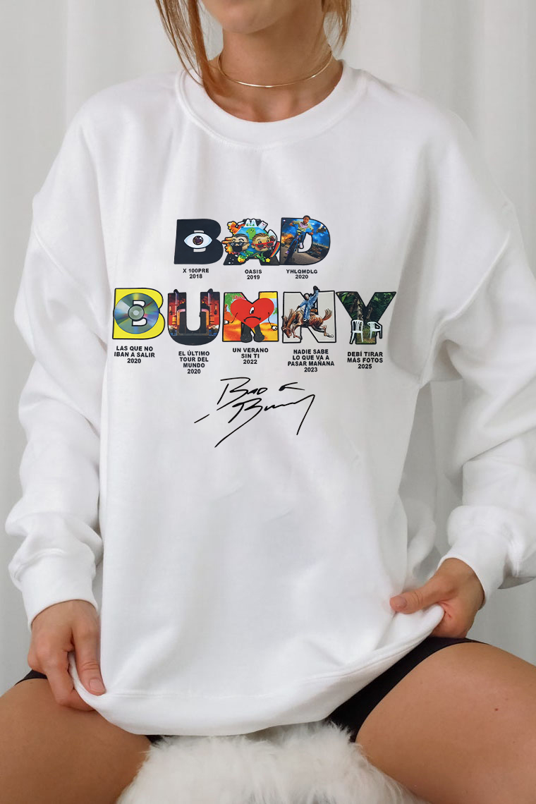 Bad Bunny Concert DTML Album Sweatshirt For WoMen