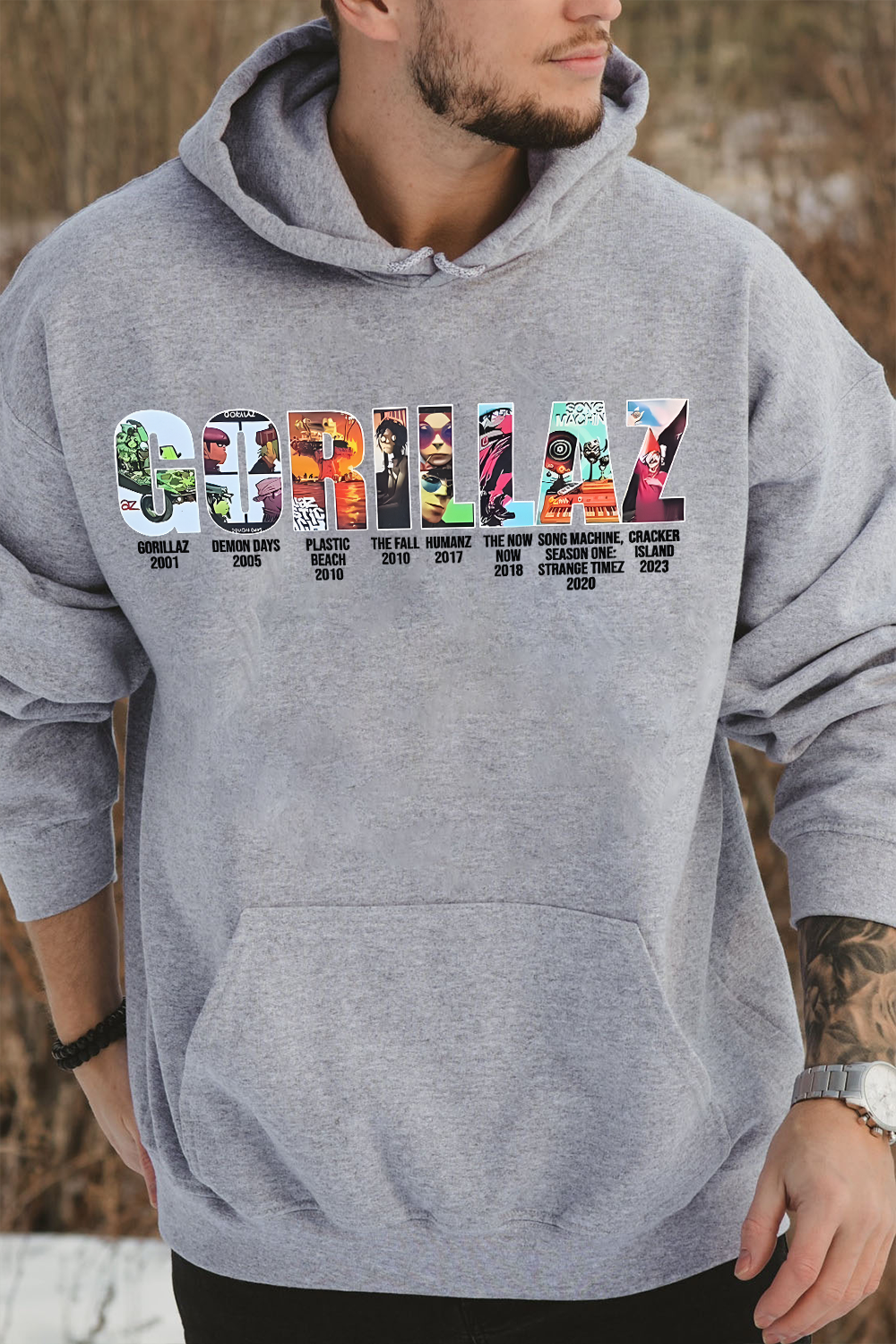 Gorillaz Fans Men Hoodie