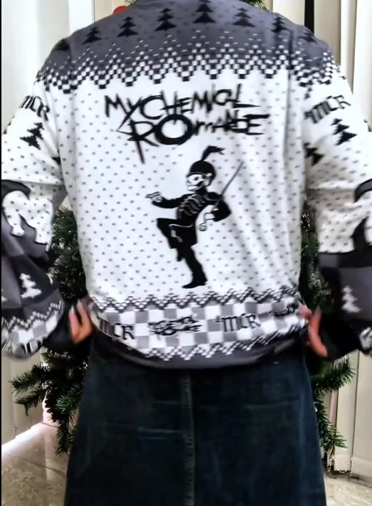 My Chemical Romance The Black Parade Ugly Christmas Sweatshirt
